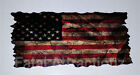 Distressed American Flag Vinyl Decal Sticker Usa  2a Patriotic United States