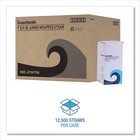 Boardwalk Jstw775b 7 75 In  Wrapped Jumbo Straws - Black  12500 carton  New