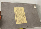 Smokey The Bear Enameled Sign Ande Rooney Inc  1988 Vintage Usda Forest Service
