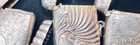 6  English  Sterling Small Vesta Case Match Safe 6 Used Excellent Well Working