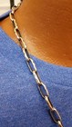 Native Southwestern Sterling Silver Navajo Chain Necklace - Triangle Stamped