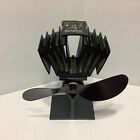 Ecofan Model 812 Off Grid Heat Powered Stove Fan Black Untested As-is