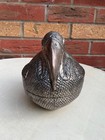Antique   Vintage Large Silver Plate Betel Nut Box