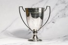 Rare Antique Christofle Silverplate Bridge Trophy Cup French Line Ms Lafayette 