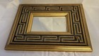 Vintage Gold Frame Wall Mirror Greek Key Design Chinoiserie Hollywood Regency