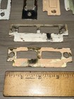 6 Antique vintage Door Strike Plates  Mortise  Strikers  Saved From Old House 