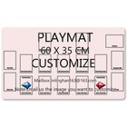 Board Game Tcg Playmat Custom Picture With Card Zones Trading Card Game Playmat