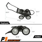 Crawler 500lb Capacity Foldable Multi Use Deer Game Recovery Cart Black New