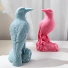 3d Crow Raven Owl Silicone Mold Resin Casting Candle Soap Making Home Decor Diy