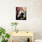 Paint By Number Panda And Pink Cherry Tree Kit diy Oil Painting For Adults 16x20