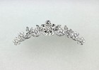 Gorgeous Clear Rhinestone Crystal Floral Hair Comb Bridal Wedding Party
