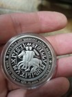 Knights Templar Europe Red Cross Medallion Challenge Masonic Coin New In Case