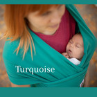 Elastic Baby Wrap Carrier - Secure Baby Sling -perfect For Newborn Turquoise