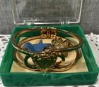 Vtg Lot Jewelry Blue Bird Gs Lapel Pins Campfire Girl Scouts Goldtone Bracelet