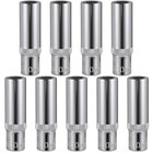 9-pc 10mm Deep Socket Set  1 4  Drive  6-point  Chrome Vanadium Steel