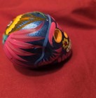 Mexican Pottery Sugar Skull Hand Painted Talavera Day Of The Dead Figurine Bird