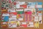 Vintage Christmas Gift Tags 70  To from   Seals  40 s  50 s 60 s  70 s Xmas Deco