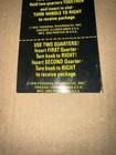 French Ticklers Vintage Original Condom Vending Machine Water Decal Rubbers