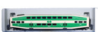 Athearn Ho Scale Rtr Go Transit 2059 Bombardier Passenger Control Car 2561