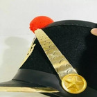 Napoleonic Era Black Shako Helmet  1806 Model Infantry French Shako Helmet