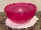 Tupperware Wonderlier 9  Bowl Container Storage 12cup   3l Pink W white Seal New