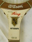 Vtg Wilson Speed Flex Wood Tennis Racquet Billie Jean King Autograph L 4 1 2