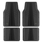  Car Floor Mats  Heavy Duty Floor Mats For Cars  4 Piece All-weather Black