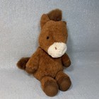 Rare Retired Jellycat Flossie Pony Plush Brown Horse Lovey Stuffed Animal Jc1