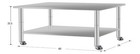 Stainless Steel Work Prep Table On Wheels 60x24 Inches For Kitchen Or Garage