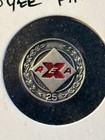 Vintage Rea Railway Express Agency 25 Years Of Service Sterling Silver Award Pin