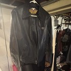  Harley-davidson Motor Clothes 100th Anniversary Black Leather Jacket Size M