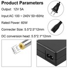 Dvr 8 Split Power Cable  dc 12v 5a Power Supply Adapter For Cctv Security Camera