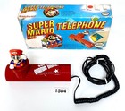 Super Mario Bros  Telephone - Complete In Box -  Touch Tone Blue - Nintendo