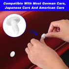10pcs License Plate Hole Plugs  White Bumper Plugs Car Bumper Plug Universal Bum