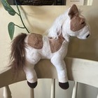 Animal Alley Soft Tan   White Horse Pony 11  Plush Stuffed Animal Toy