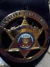 Fugitive Recovery Bail Enforcement Agent Badge Bounty Hunter Brass Enamel
