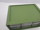 Akro-mils 10-109 9 Drawer Small Parts Organizer Cabinet Green Bin Usa