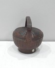 Basket Chinese Rattan Antique Lidded Storage Decorative Basket
