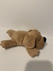 Melissa And Doug Puppy Dog Plush Tan Stuffed Animal Toy 10  Laying Flat 