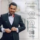 Mens American Flag Adjustable Pretied Bow Tie Usa Patriotic Stars Stripes Bowtie