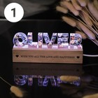 Personalized Flower Night Light Custom Name Led Lamp Gift For Girls Kids