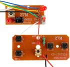 2pcs Four-way Remote Control Board  27mhz Transmitter And Receiver Kit For Rc 