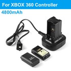Us Dual Charger Station Dock   2pcs Rechargeable Battery For Xbox 360 Controller