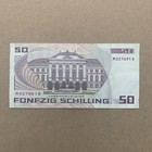 Sigmund Freud - Rare Austria 50 Shilling Pre Euro Medical School Money Banknote