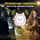 Safe Sound Personal Alarm 2 Pack 130 Db Loud Siren Song Emergency Self-defense 