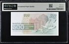 Bulgaria 500 Leva 1993 P 104 Superb Gem Unc Pmg 69 Epq