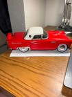 Tin Toy 1956 Thunderbird Red Vintage Friction Tin Toy Japan Ichiko