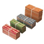 Coin Wrappers Assorted 500 Flat Stripped Roll For 500