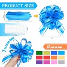 12 Pcs Pull Bows For Gift Wrapping  7 Inch Extra Large Gift Bows 12 Colors