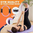  Pilates Ring Circle And Pilates Ball Set  12 Pink   Purple Ring Circle